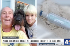 Message in bottle travels from Maryland to Ireland, bringing comfort to grieving boy
