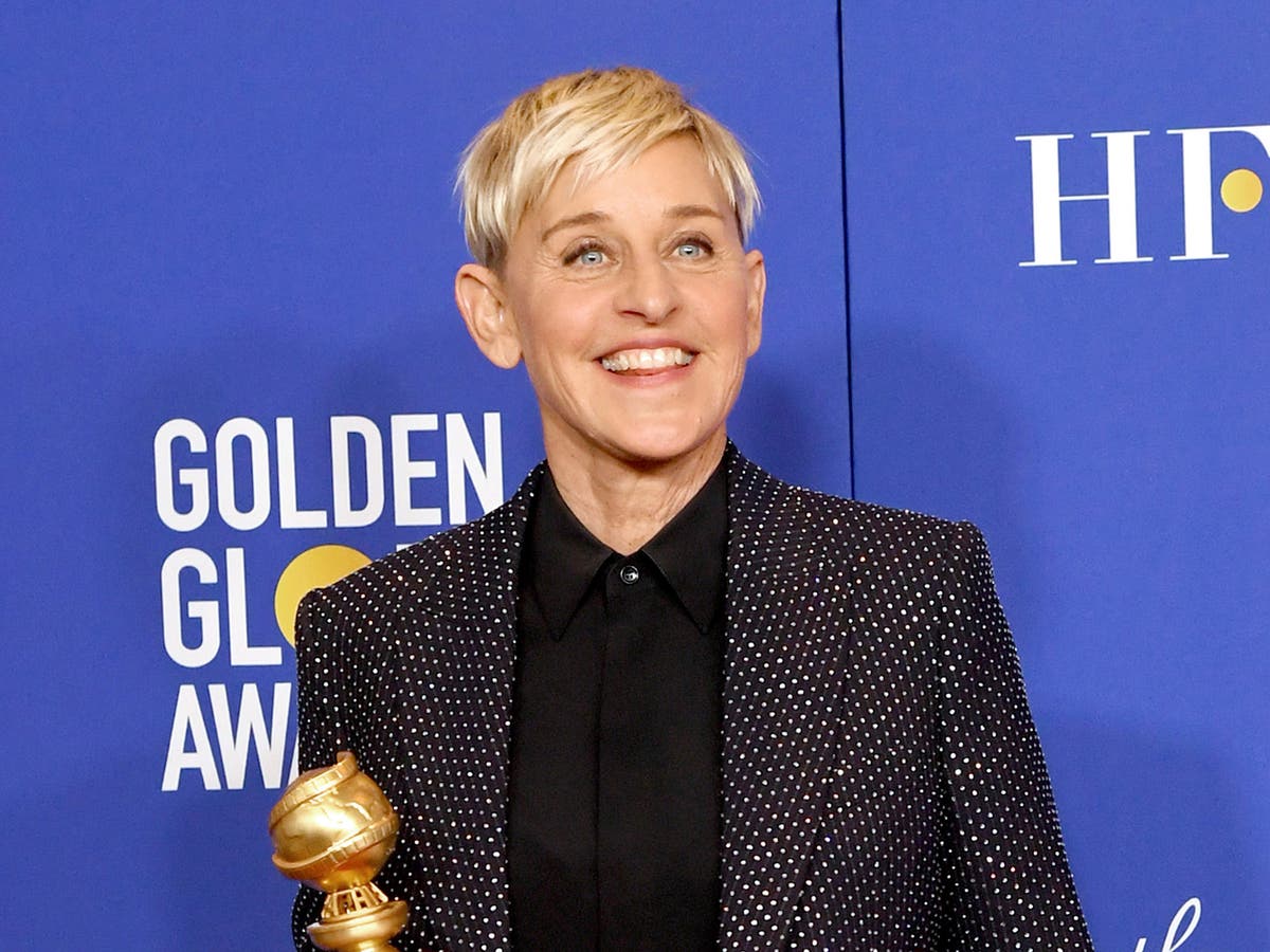 Ellen DeGeneres marks filming of last episode of her talk show