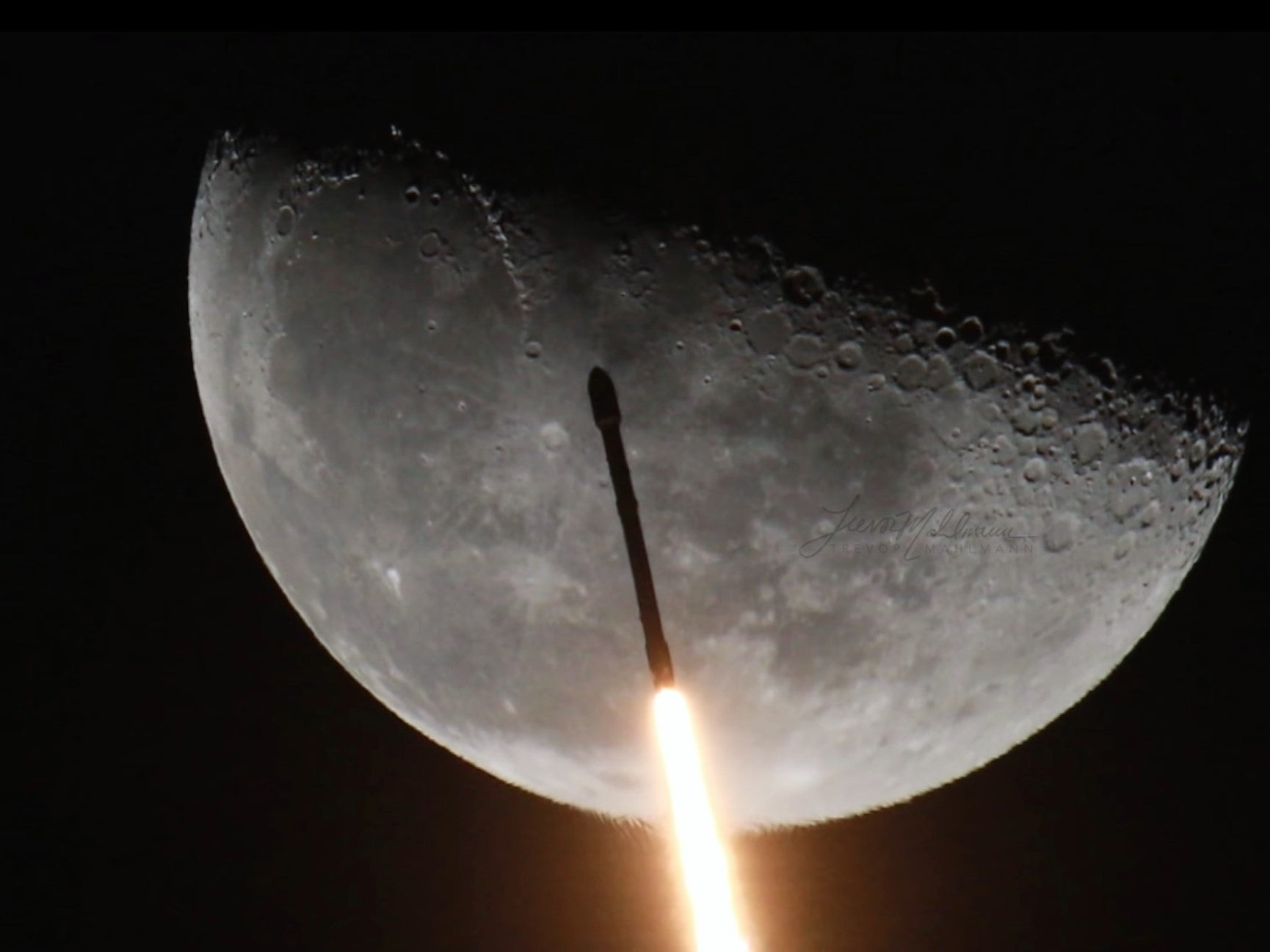 The SpaceX Falcon 9 rocket launched in February 2015 as part of an interplanetary mission