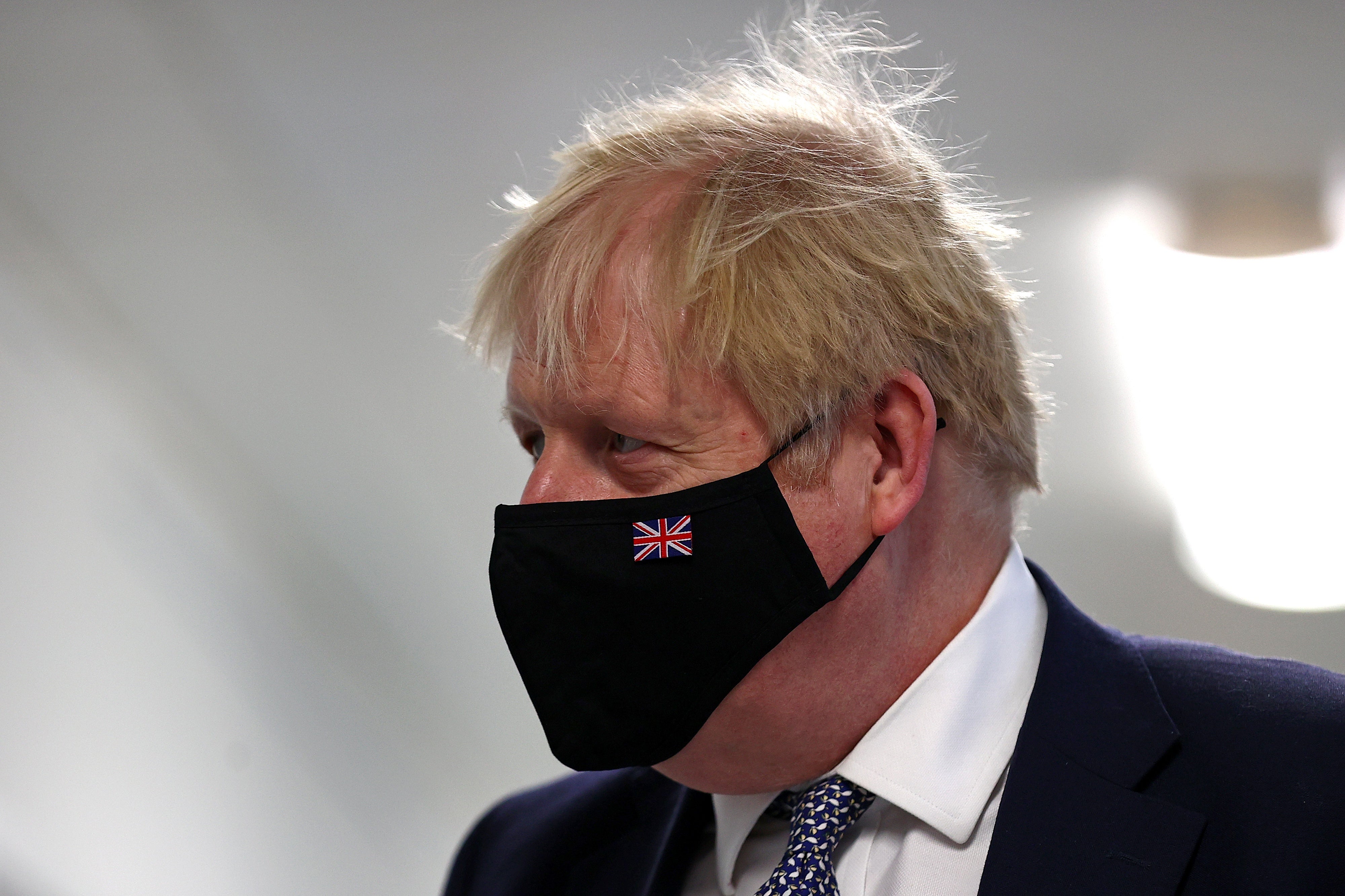 Boris Johnson promoted adherence to coronavirus restrictions on the same day as some of the parties (Adrian Dennis/PA)