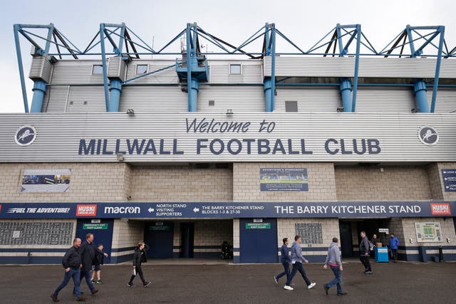 <p> General view of The Den before the Sky Bet Championship match between Millwall and Luton Town </p>