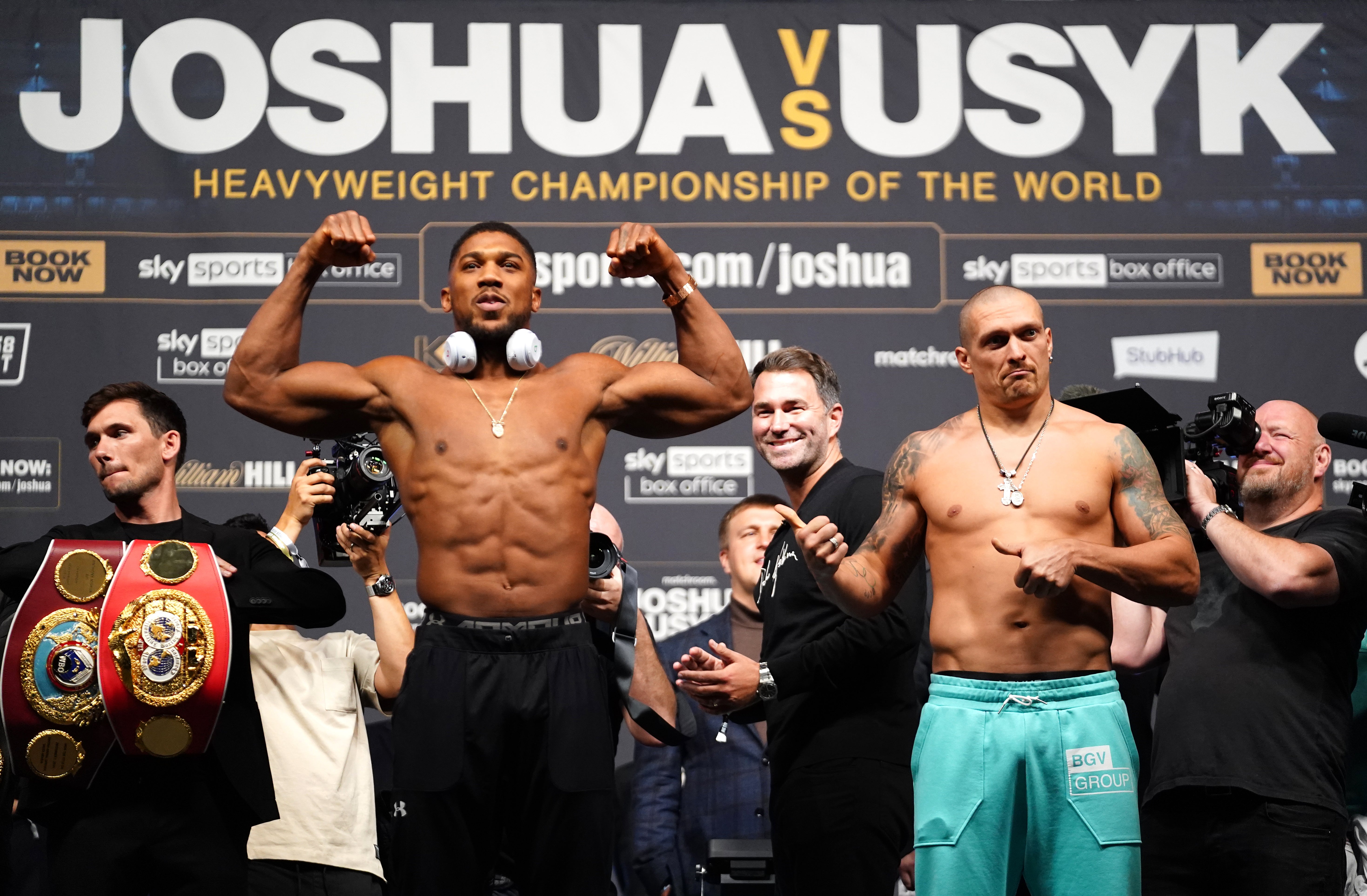 Anthony Joshua vs Oleksandr Usyk could face two-week delay, says Eddie Hearn The Independent