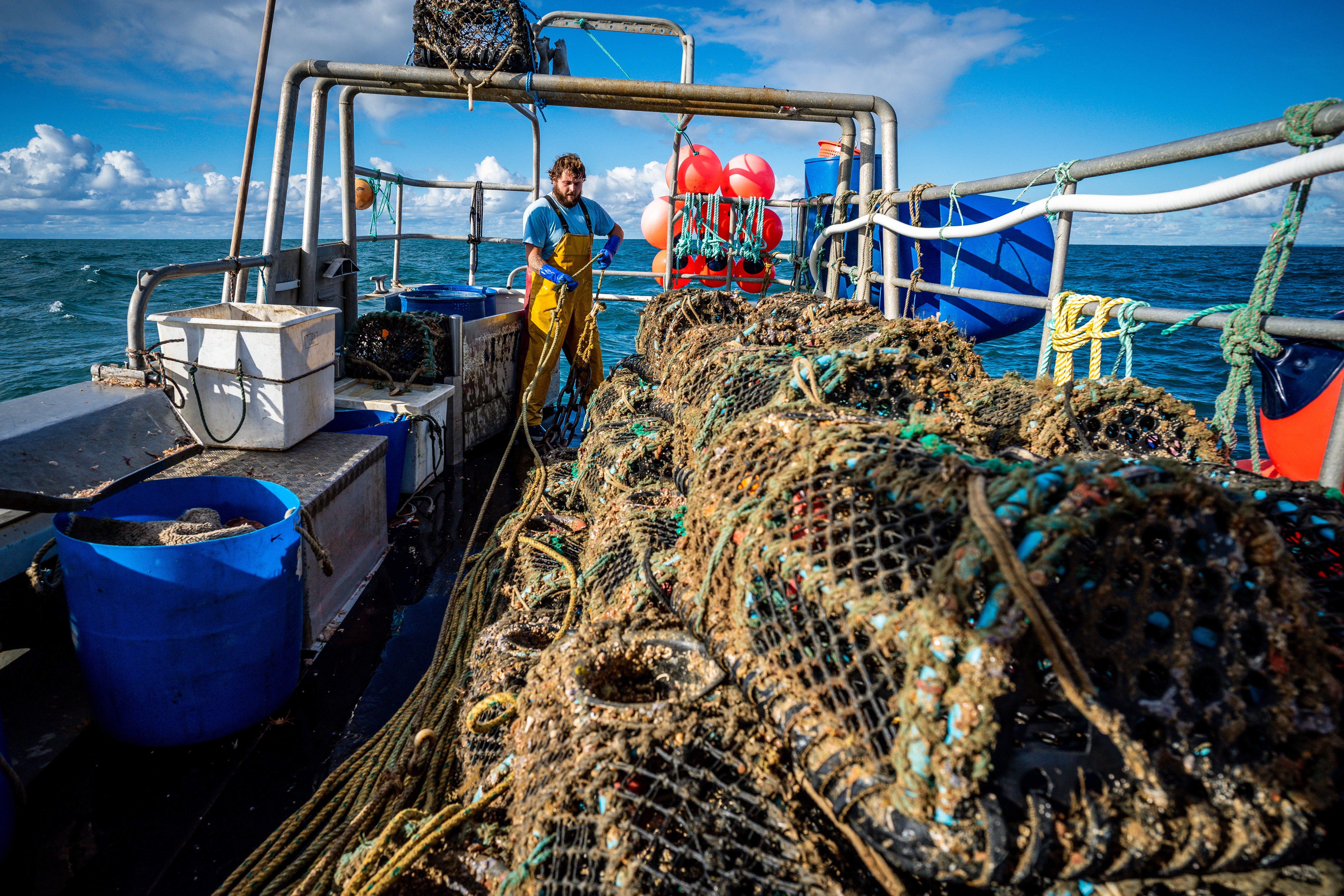 The post-Brexit fishing dispute has been centred around the number of licences issued by the UK to small French vessels (Ben Birchall/PA)