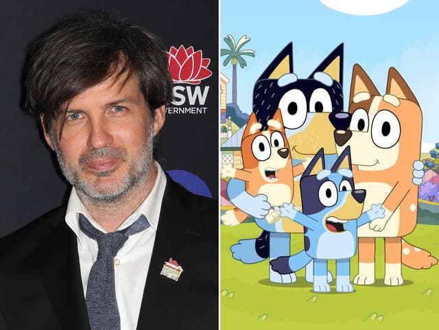 <p>Bluey creator Joe Brumm modelled the cartoon phenomenon on his own parenting experience but looks forward to returning to adult animation</p>