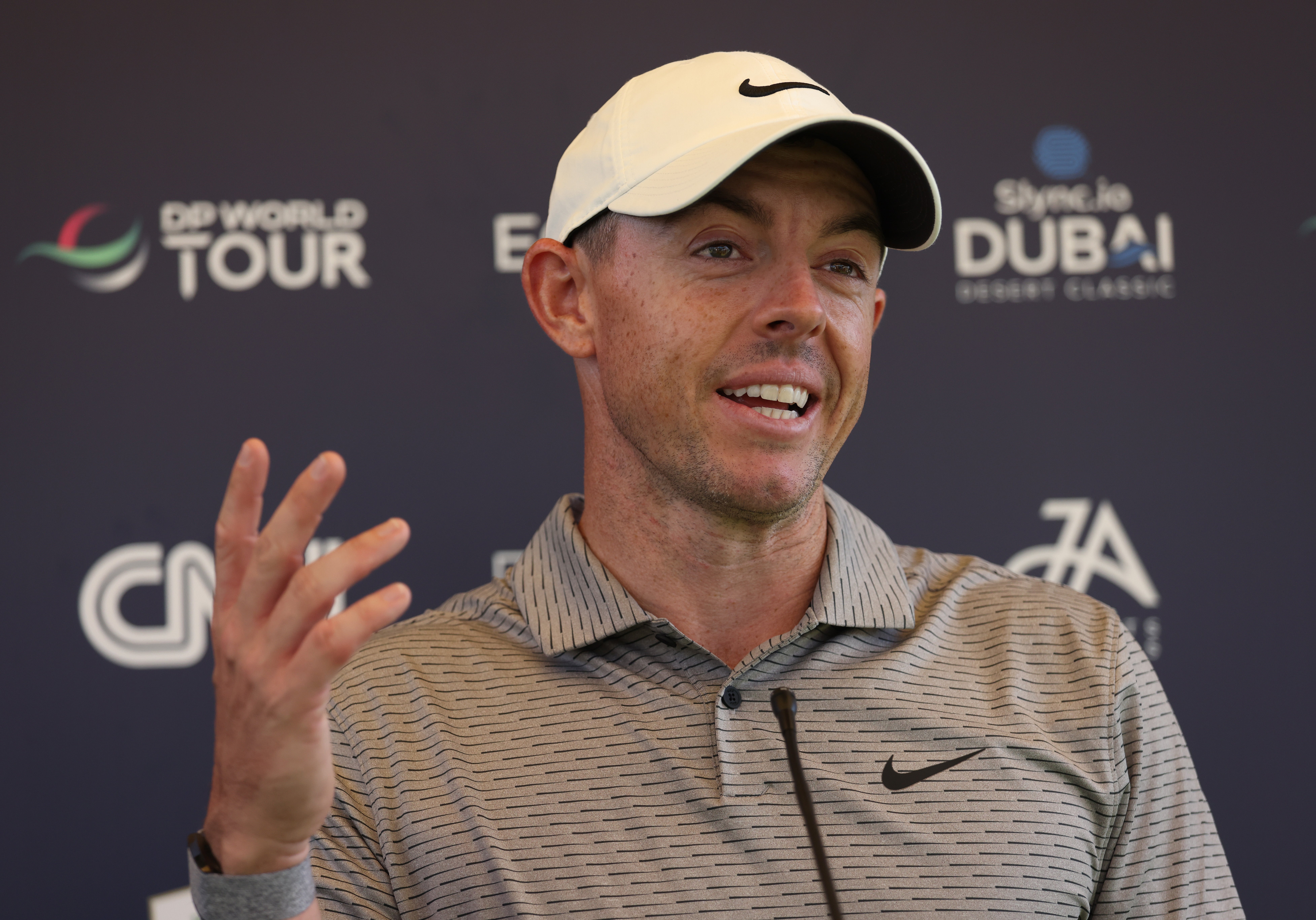 The four-time major winner lived in Dubai for four years