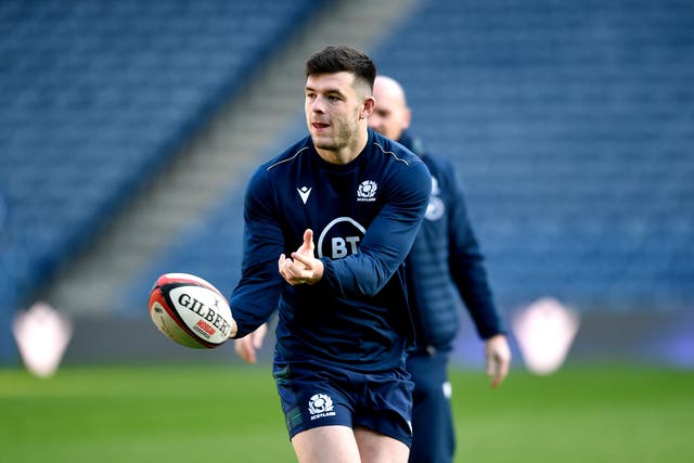 Blair Kinghorn has been named in Scotland’s Six Nations squad (Ian Rutherford/PA)