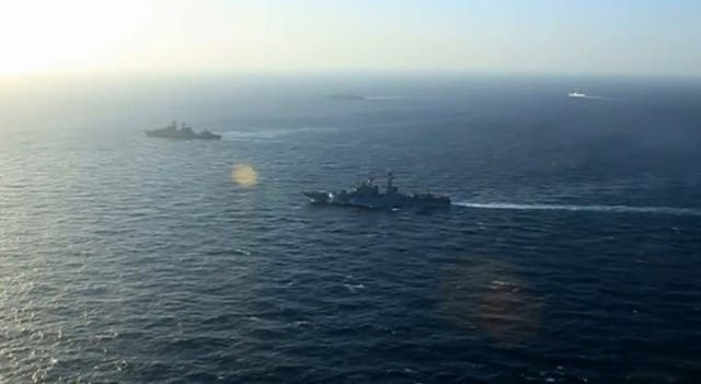 <p>Moscow is staging military exercises involving all fleets </p>