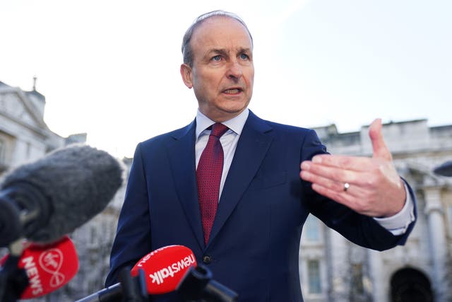 Taoiseach Micheal Martin, who has praised the “vital role” of the European Union in bringing peace to the island of Ireland, on the 50th anniversary of it joining the bloc (Brian Lawless/PA)
