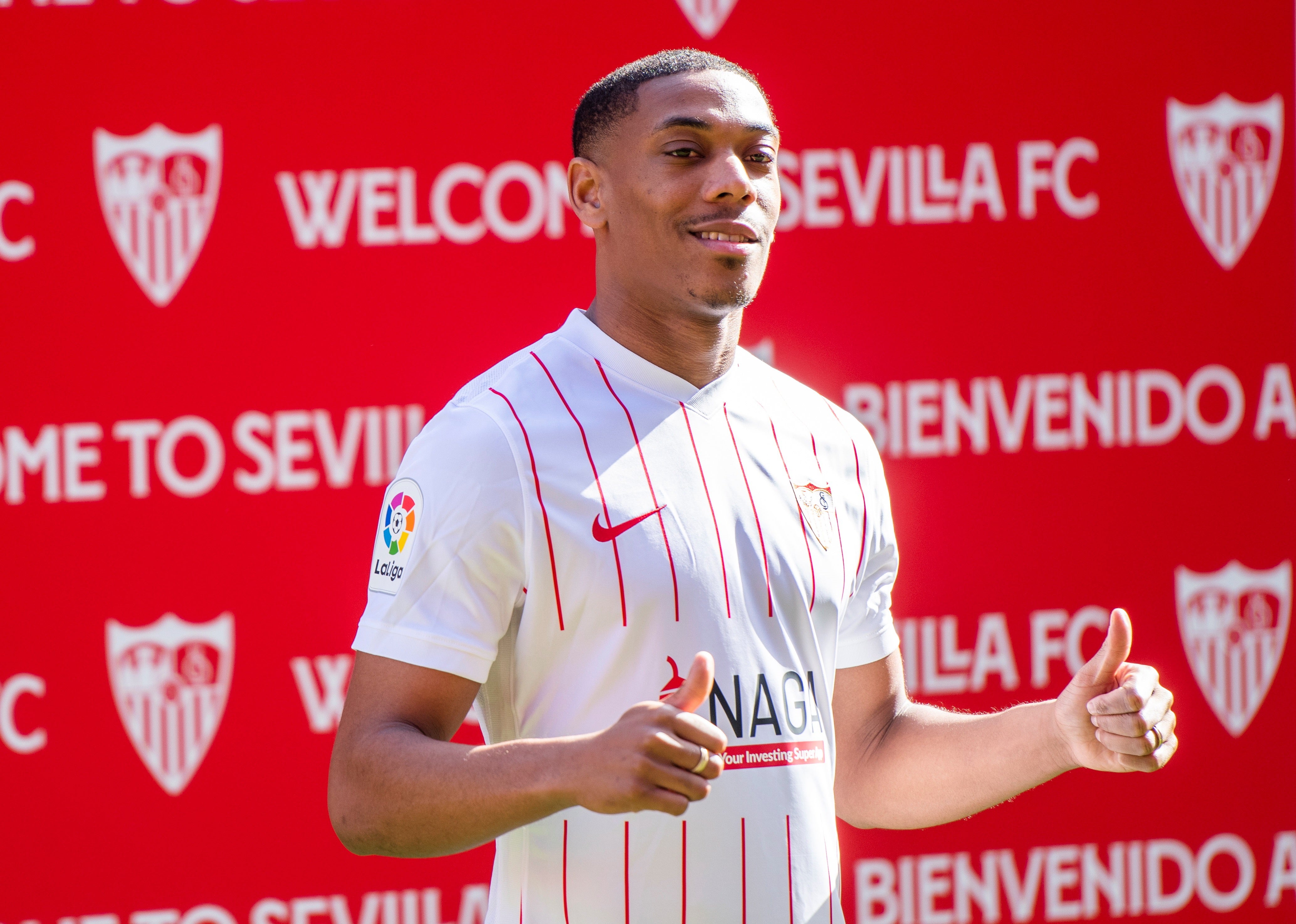 Martial has joined Sevilla from Manchester United