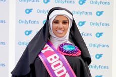 Katie Price poses as a nun as she launches OnlyFans channel to ‘be in control’