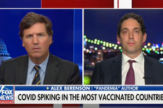 Outrage as Alex Berenson baselessly tells Tucker Carlson ‘dangerous’ vaccines should be ‘withdrawn’