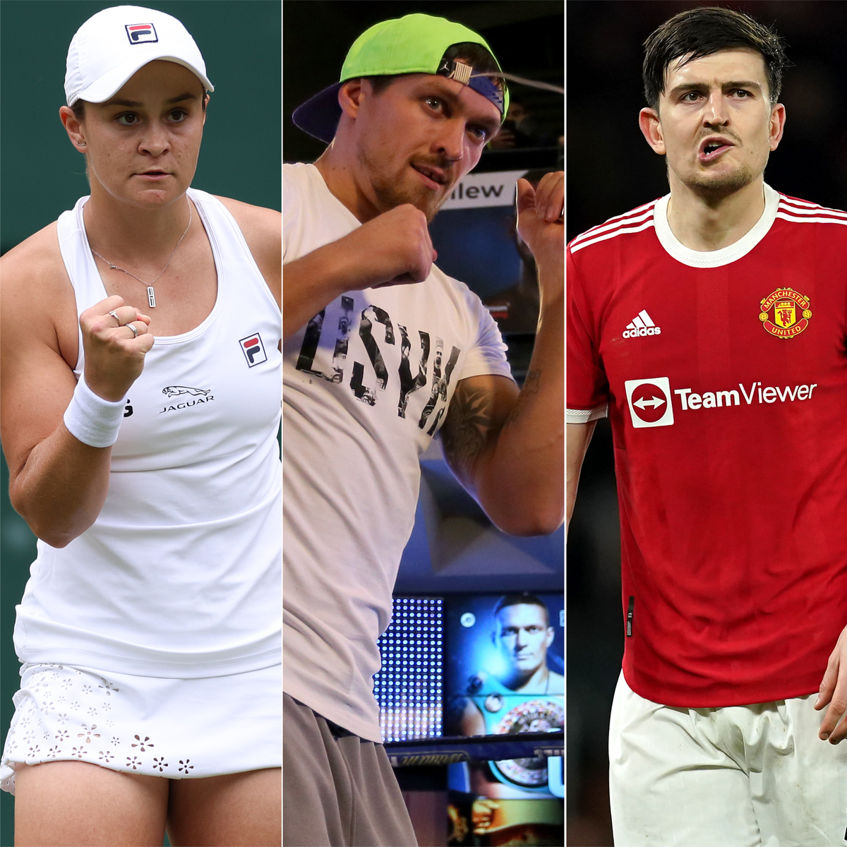 Barty bats, Usyk chills and Maguire tees off &ndash; Wednesday&rsquo;s sporting social