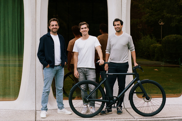 Founders of the electric bike maker company Cowboy (Cowboy/PA)
