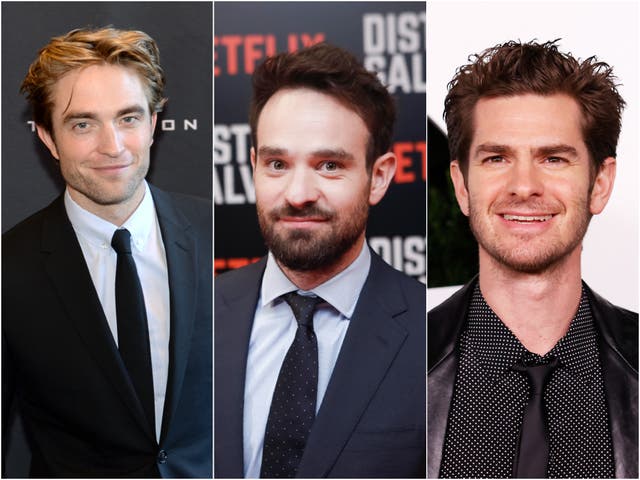 Robert Pattinson, Charlie Cox and Andrew Garfield 