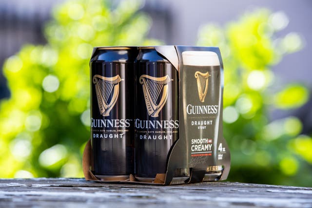 Sales of Guinness and the reopening of pubs helped Diageo sales to rise (Naoise Culhane/PA)