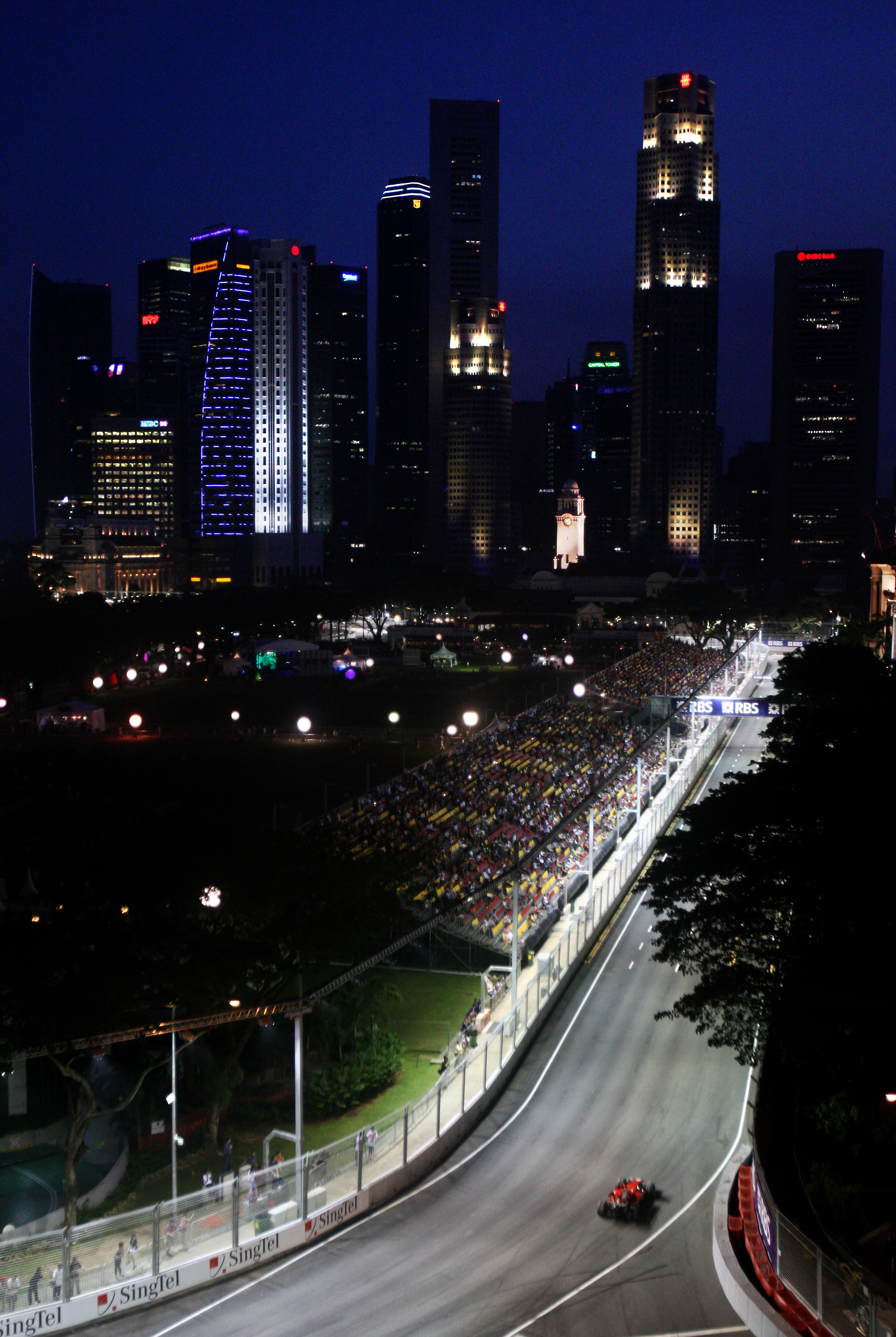 The Marina Bay Circuit will be part of the racing calendar until 2028