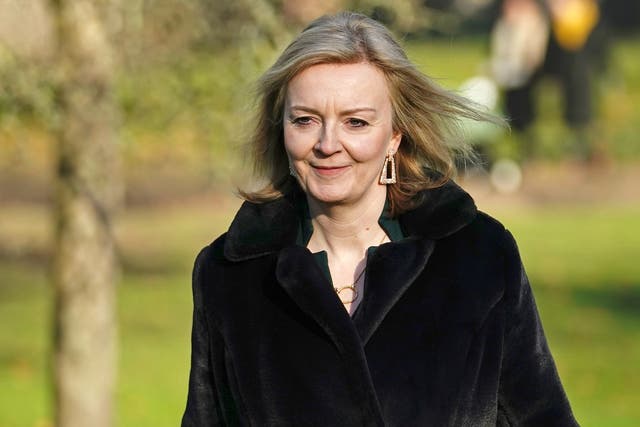 Foreign Secretary Liz Truss is leading UK negotiations with the EU over the Northern Ireland Protocol (Aaron Chown/PA)