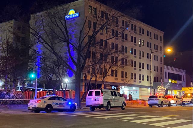 Cinco personas recibieron disparos en un Days Inn en el noroeste de Washington, DC