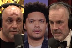 Trevor Noah mocks Joe Rogan and Jordan Peterson over conversation about skin colour