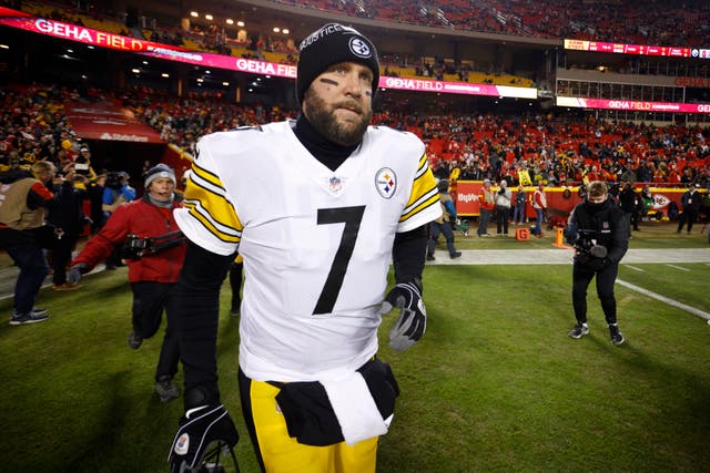 <p>Roethlisberger won two Super Bowls in an 18-year career with the Steelers</p>
