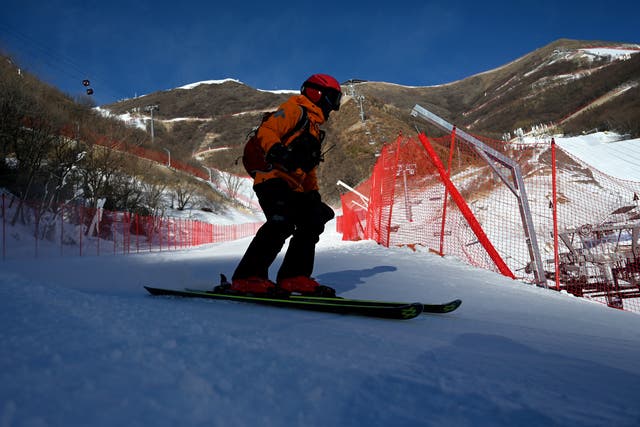 <p>The National Alpine Ski Centre has been built in the Yanqing area, where thousands of trees have been moved for the games</p>