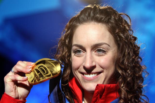 <p>Amy Williams provided one of Team GB’s greatest Winter Olympic moments in 2010 </p>