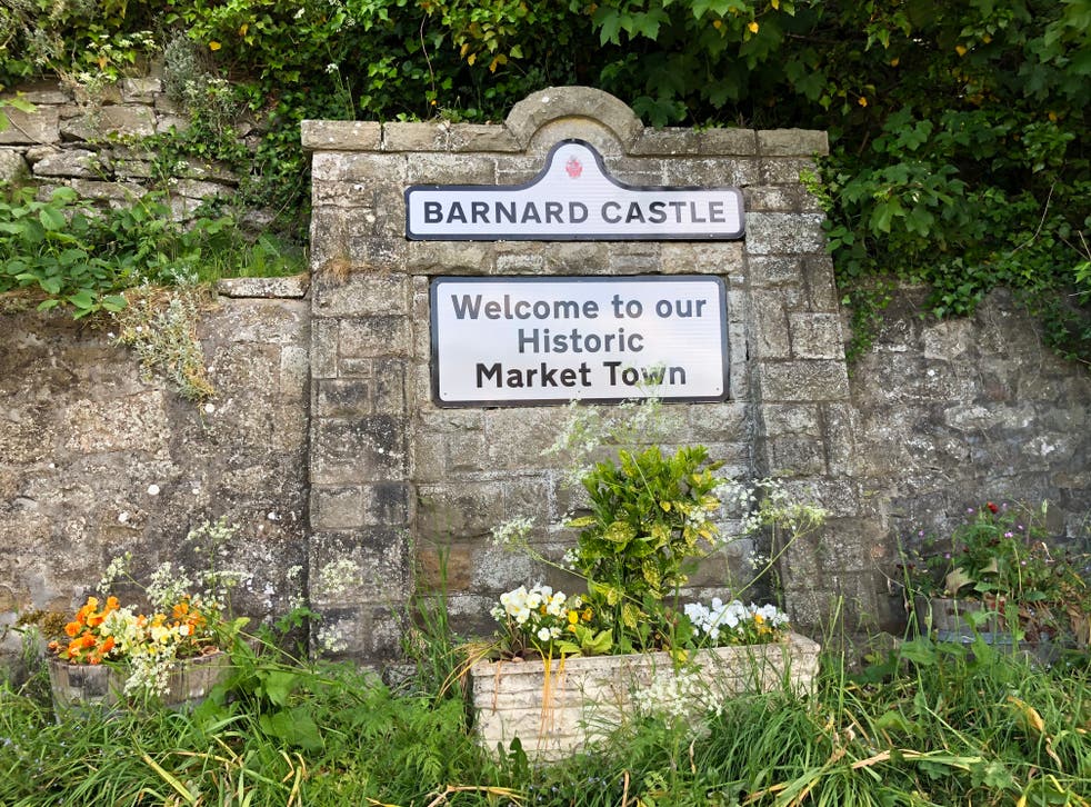 Barnard Castle sign (Tom Wilkinson/PA)