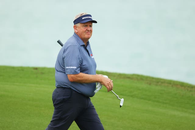<p>Montgomerie has warned tours about their rival</p>
