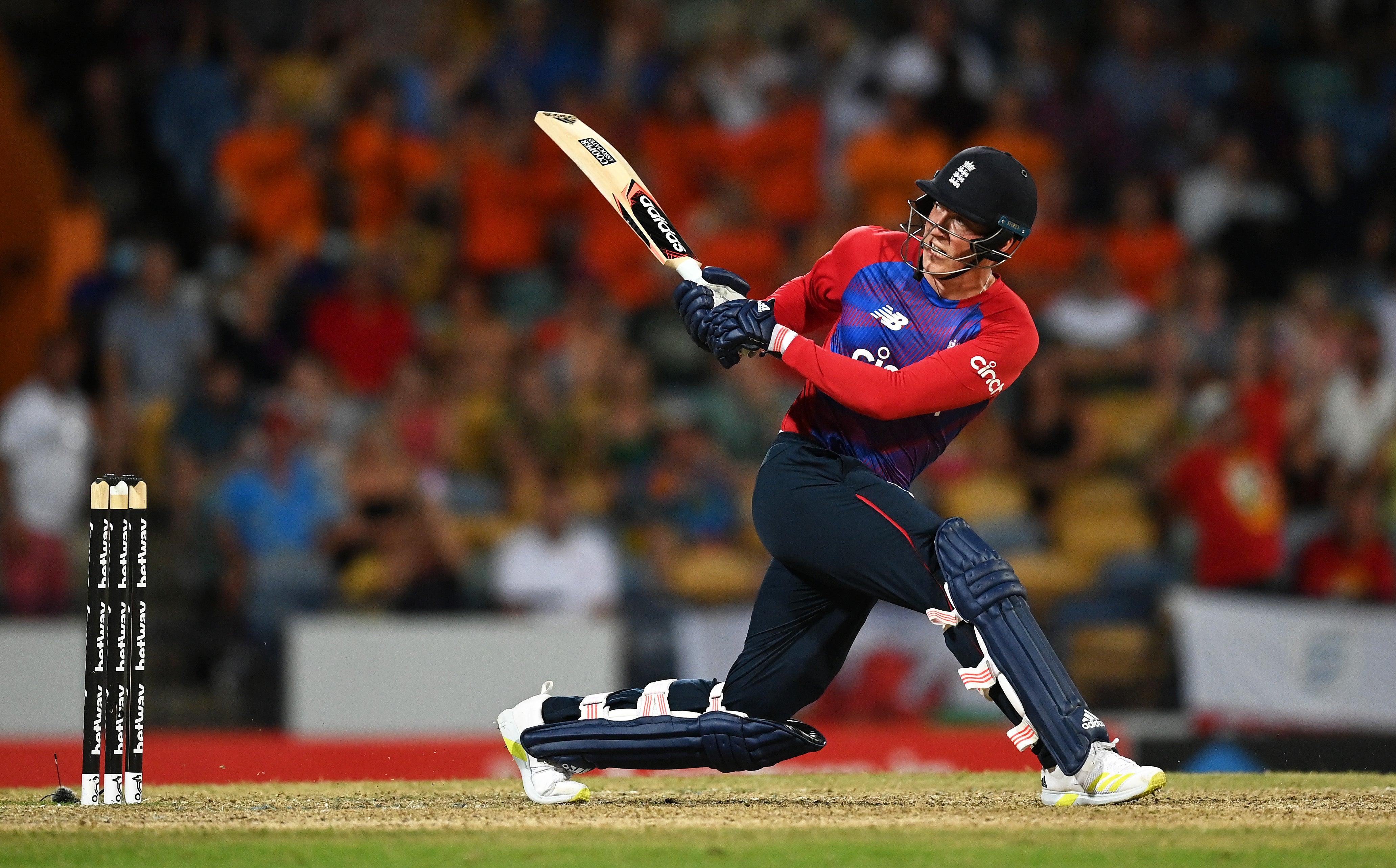The big-hitting batter donned the gloves for England’s third Twenty20 against the West Indies