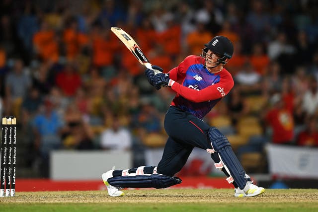 <p>The big-hitting batter donned the gloves for England’s third Twenty20 against the West Indies</p>