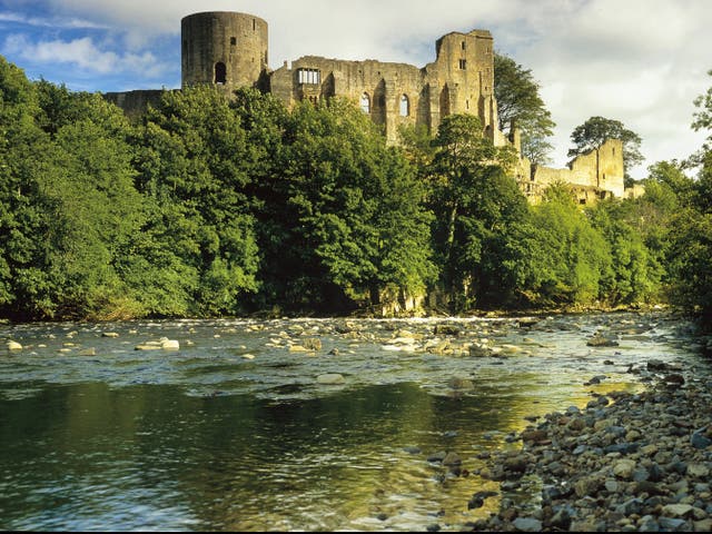 <p>Public eye: Barnard Castle in County Durham saw record visitors in 2021 </p>