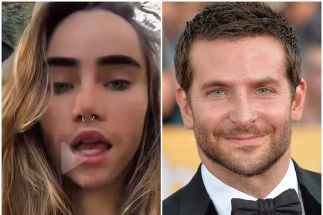 <p>Suki Waterhouse shared a video of herself using a beard filter on TikTok, in an apparent reference to ex Bradley Cooper</p>