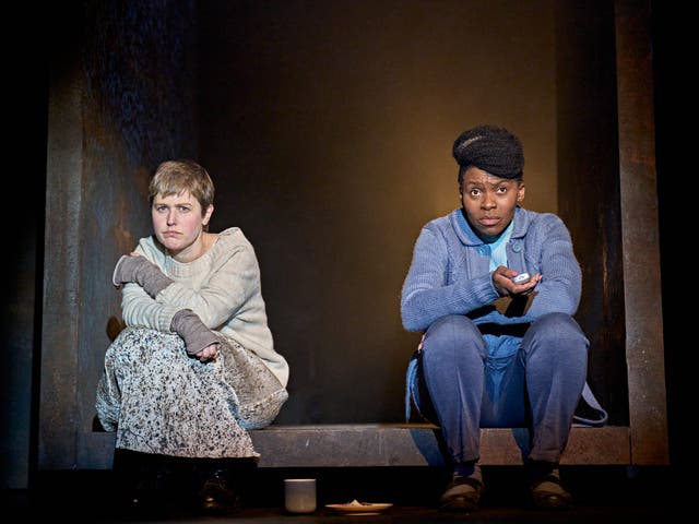 <p>Ria Zmitrowicz and Rakie Ayola in ‘The Glow’</p>