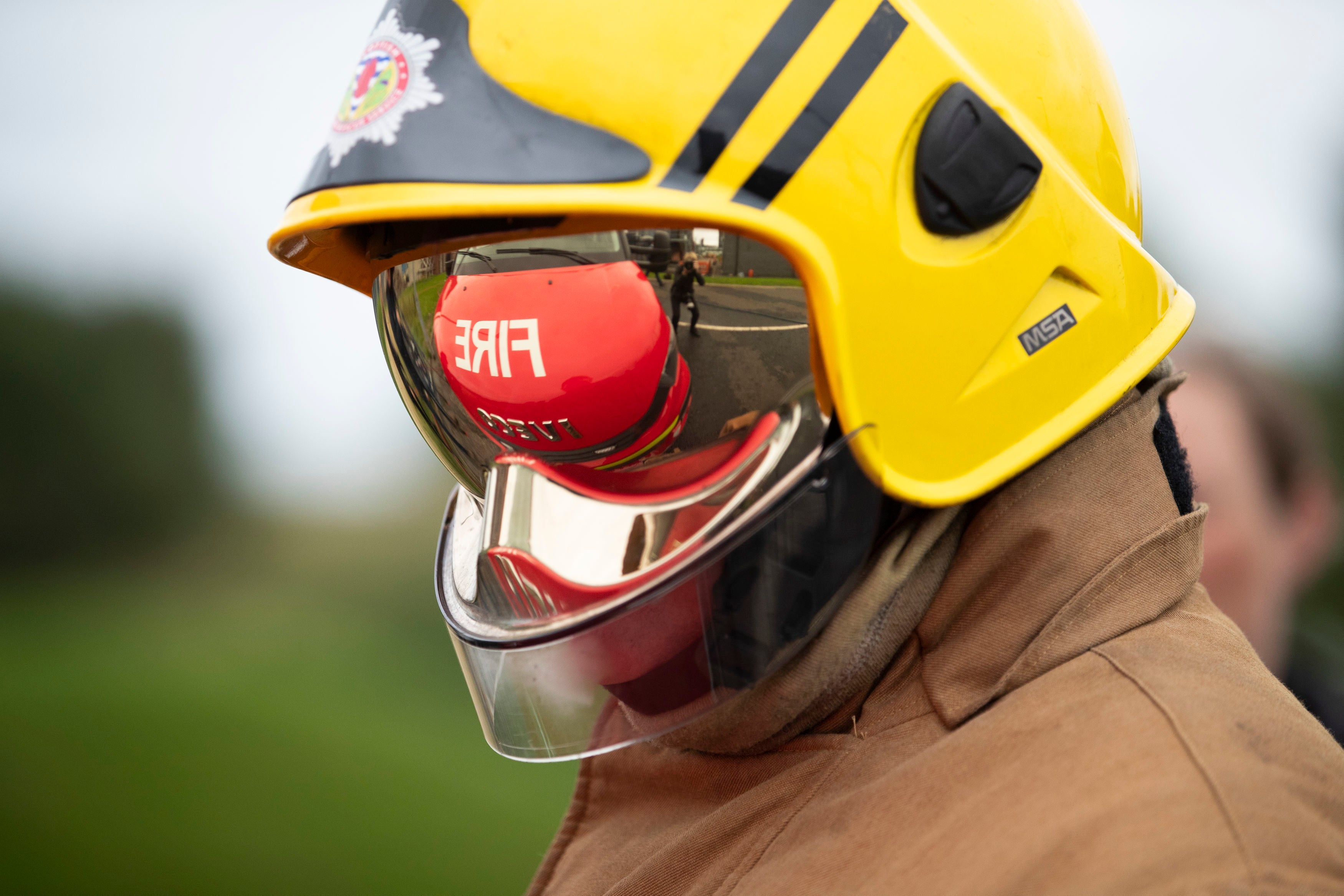 Firefighters went to the scene on Thursday evening (Jane Barlow/PA)