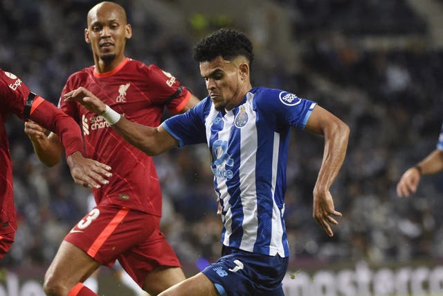 <p>Diaz played for Porto against Liverpool in this season’s Champions League group stages </p>