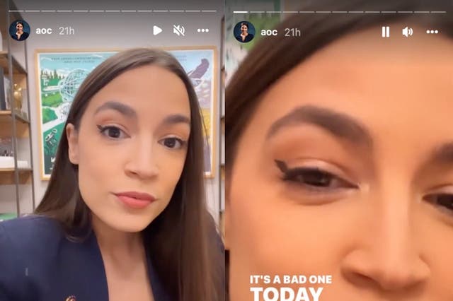 <p>AOC shares ‘relatable’ reminder about eyeliner</p>