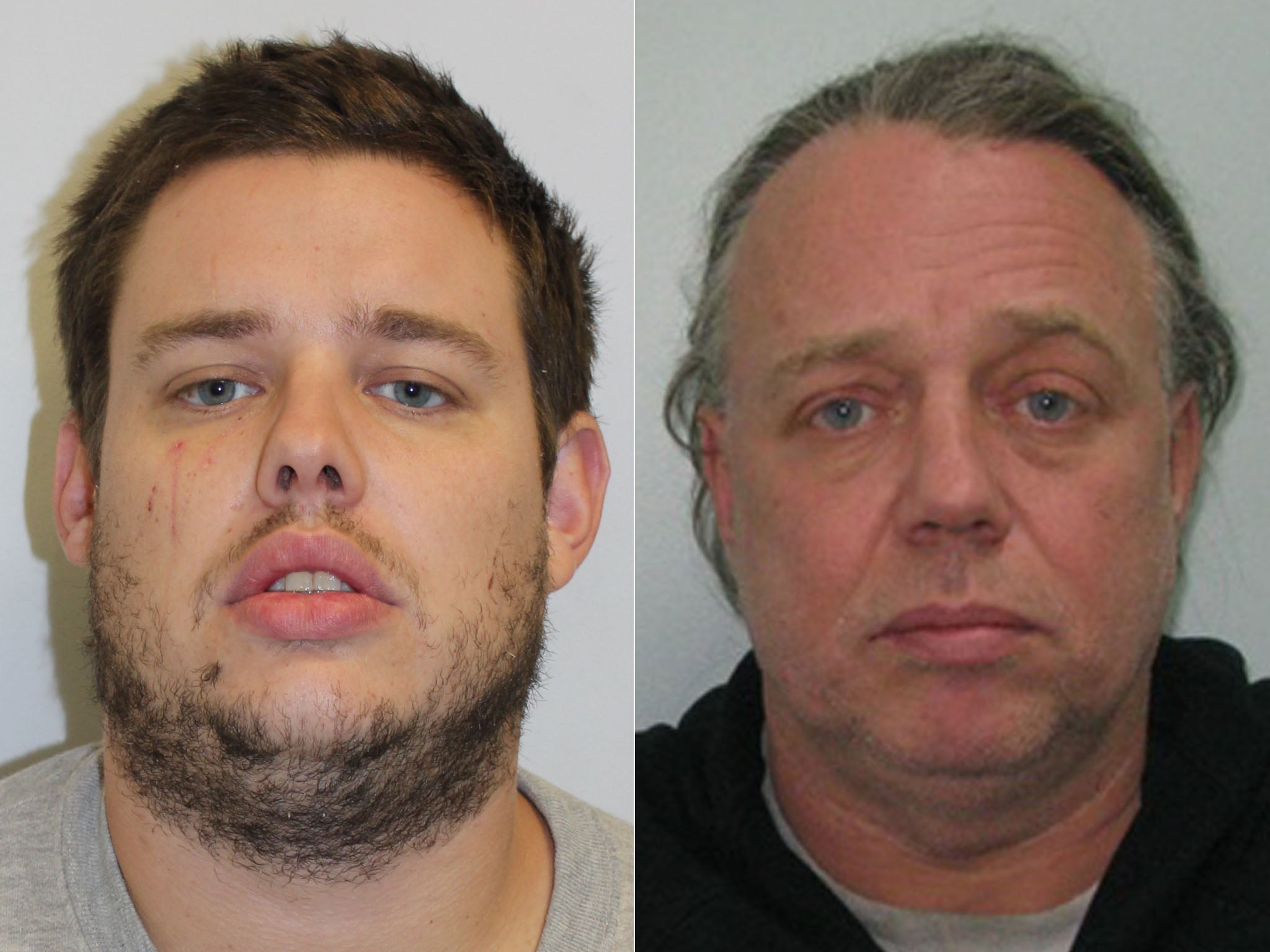 Murderers: Bobby, left, and Gary Ternent