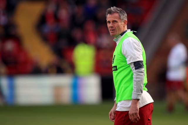 Jamie Carragher made a birthday request (Peter Byrne/PA)