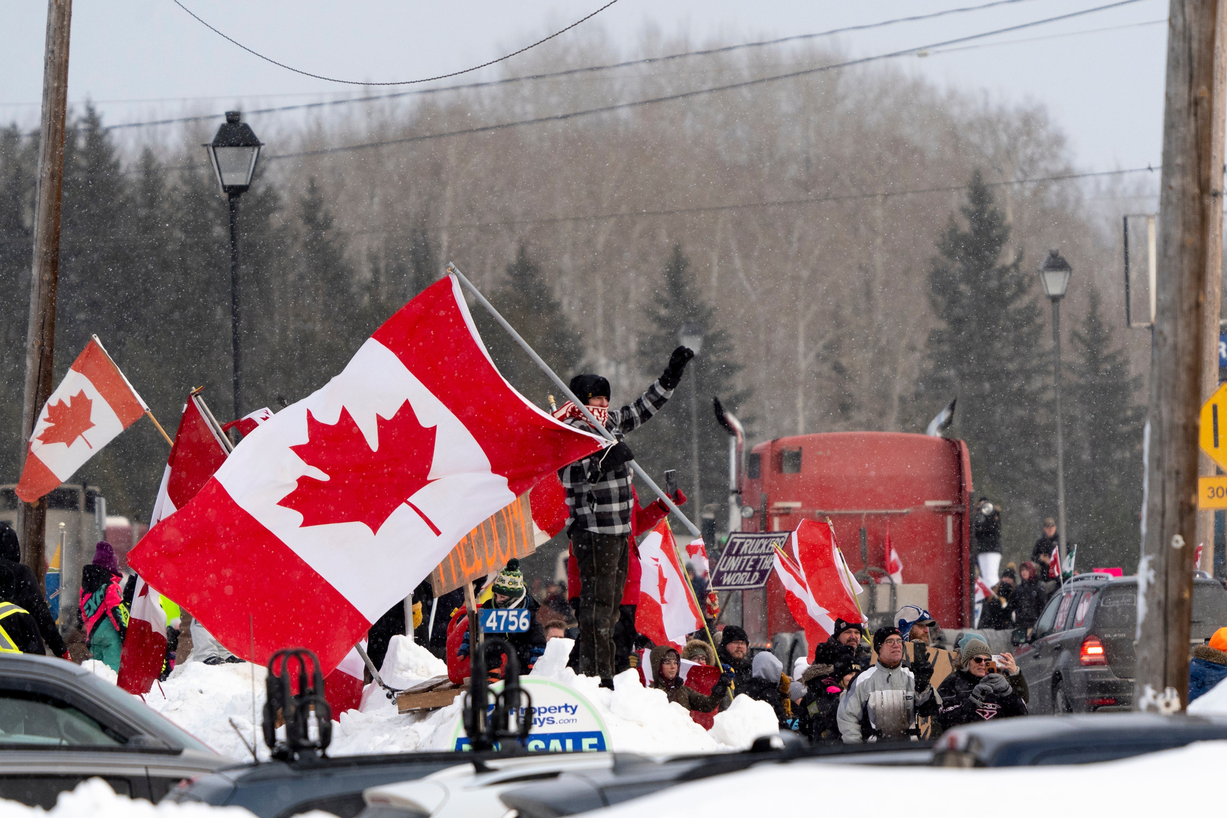 Virus Outbreak Canada Trucker Protest