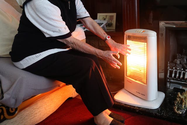 Nearly a quarter of older people believe they will be forced to choose between heating their home and the food they buy if their energy bills increase substantially, according to Age UK (Peter Byrne/PA)