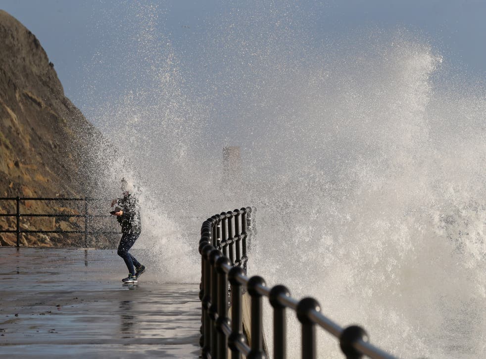 Storm Malik is set to bring very strong winds and large waves to northern areas of the UK on Saturday (Gareth Fuller/PA)