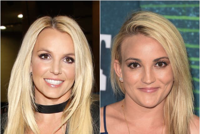 <p>Pictured: Britney Spears, left, and her younger sister Jamie Lynn </p>