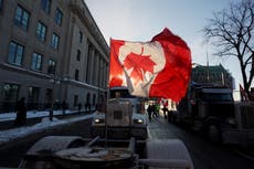 Justin Trudeau and family move to secret location as Canada trucker protests spark security fears, report says
