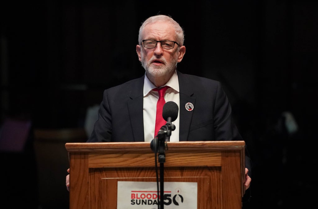Corbyn expresses ‘outrage’ that no-one convicted for Bloody Sunday murders