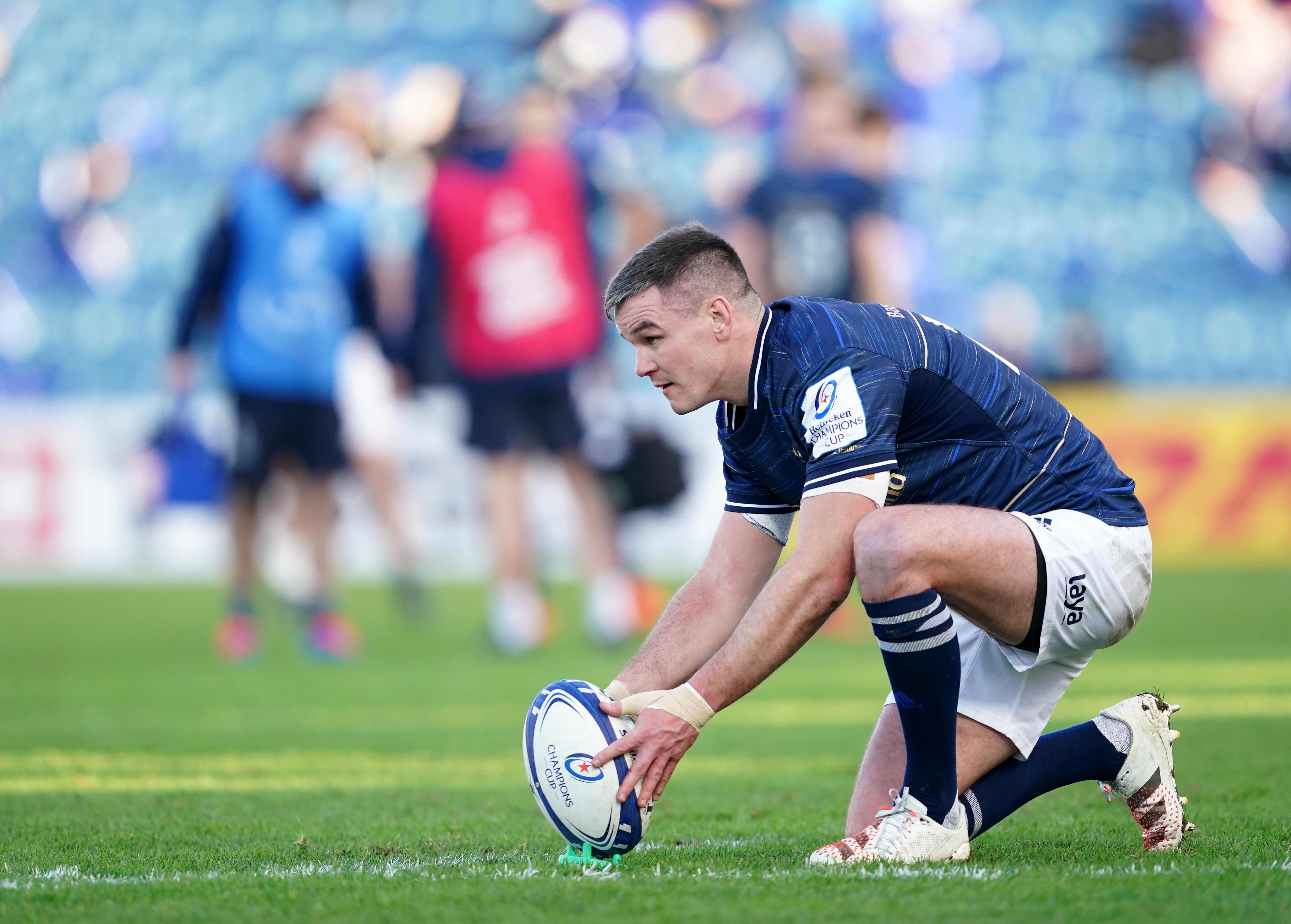 Johnny Sexton has made only one start for Leinster since Ireland’s autumn campaign (Brian Lawless/PA)