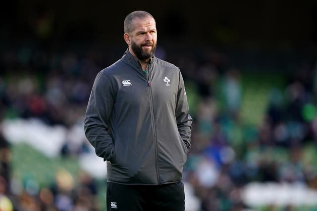 Andy Farrell is preparing for his third Six Nations as Ireland head coach (Brian Lawless/PA)