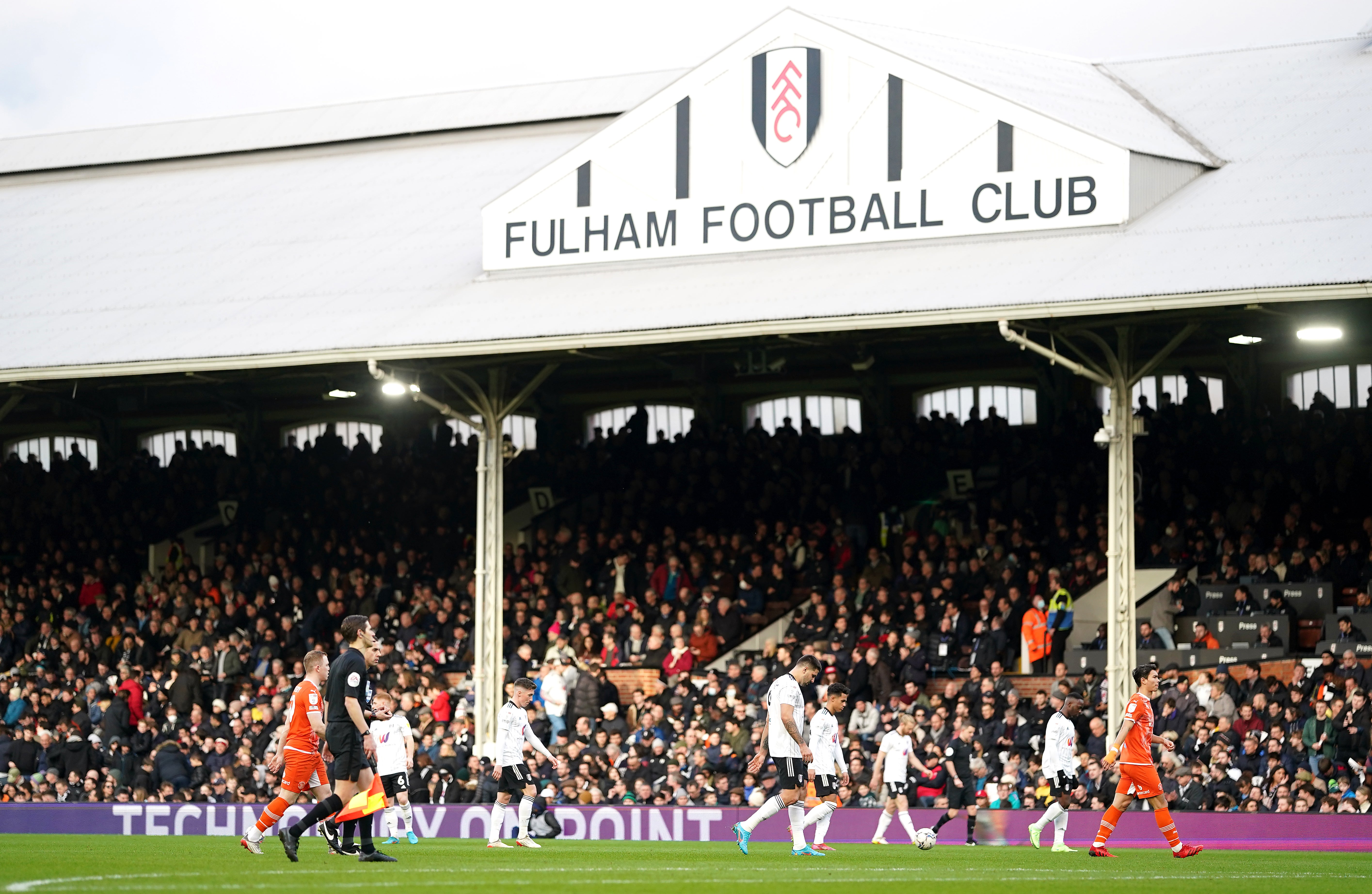 Four Football League matches were paused on Saturday alone, including Fulham’s meeting with Blackpool