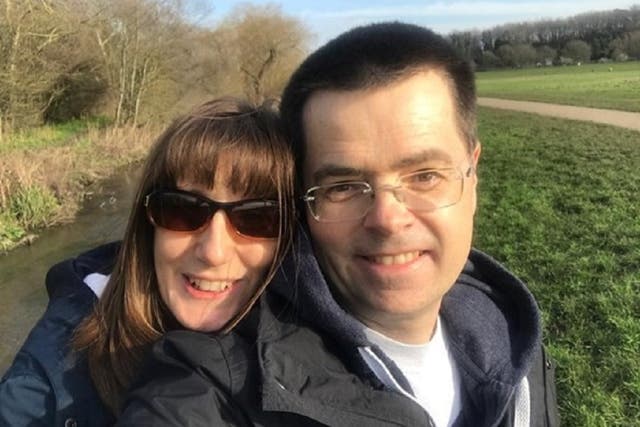 Cathy Brokenshire is campaigning for better lung cancer services after the death of her husband James Brokenshire from the disease (Roy Castle Lung Cancer Foundation Handout/PA)