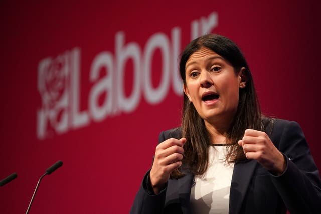 Labour MP Lisa Nandy has said regeneration funding across England, announced as part of the Government’s long-awaited Levelling Up White Paper, is ‘very small beer’ (Gareth Fuller/PA)