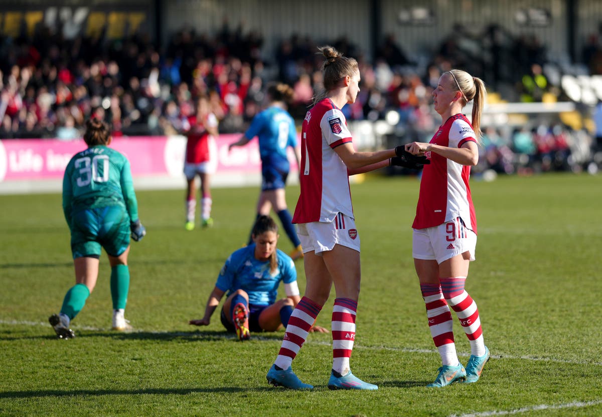 Vivianne Miedema sends Arsenal through as Manchester United and Liverpool also win in Women&rsquo;s FA Cup